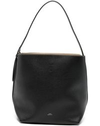 TOTEME - Medium Belted Grained-Leather Tote Bag - Lyst
