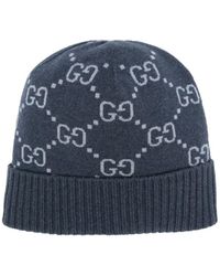 Gucci - Gg Cashmere Beanie Hat - Lyst