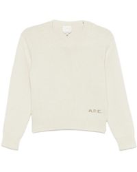 A.P.C. - Neutrals Knitwear - Lyst
