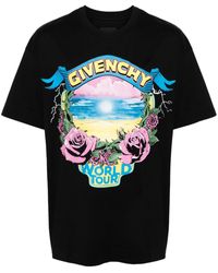 Givenchy - World Tour Cotton T-Shirt - Lyst