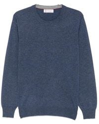 Brunello Cucinelli - Crew-Neck Long-Sleeve Sweater - Lyst