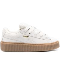 Fenty - Creeper Phatty Leather Sneakers - Lyst