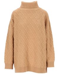 Max Mara - Neutrals Knitwear - Lyst