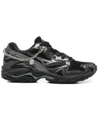Mizuno - Wave Rider 10 Chain-Embellished Mesh-Panel Sneakers - Lyst