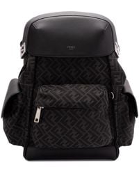 Fendi - Drive Ff Jacquard Backpack - Lyst