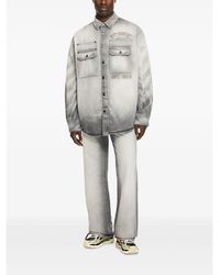 Off-White c/o Virgil Abloh - Diagonal Embroidery Slim-Fit Jeans - Lyst