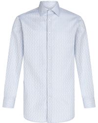 Etro - Micro-Paisley Jacquard Shirt - Lyst