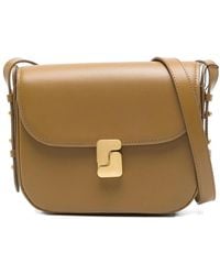Soeur - Mini Bellissima Flap-Fastening Studded Shoulder Bag - Lyst