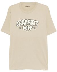 Carhartt - Logo-Print Crew-Neck T-Shirt - Lyst