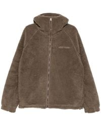 Daily Paper - Dias Sherpa-Texture Zip-Up Hooded Jacket - Lyst