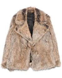 Thelaurent - Faux-Fur Notched-Collar Jacket - Lyst