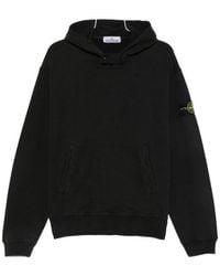 Stone Island - Logo-Patch Pouch-Pocket Hoodie - Lyst