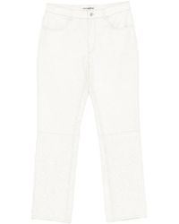 Cole Buxton - Cracked-Finish Trousers - Lyst
