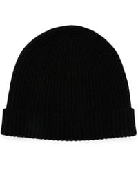 Rick Owens - Ribbed-Knit Beanie Hat - Lyst