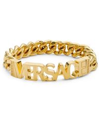 Versace - Bracelet With Logo Origin: Italy Characteristics Colour - Lyst