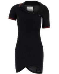 Vivienne Westwood - Glory Cotton Asymmetric Polo Dress - Lyst