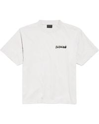 Balenciaga - Masking Tape T-Shirt - Lyst