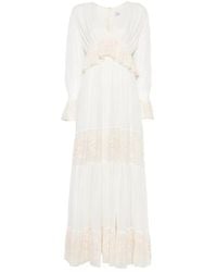 Raquel Diniz - Lorelai V-Neck Maxi Dress - Lyst