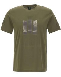BOSS - X Porsche Graphic Crew Neck T-Shirt - Lyst