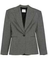 ANDAMANE - Toni Single-Breasted Blazer - Lyst