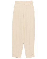 JOSEPH - Straight Trousers Linen-Blend - Lyst