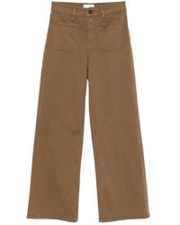 FRAME - Le Slim Patch-Pocket Wide-Leg Jeans - Lyst