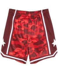 A Bathing Ape - Abc Camo Sta Shorts - Lyst