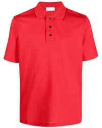 Ferragamo - Short-sleeve Cotton Polo Shirt - Lyst