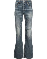 Purple Brand - Brand P004 Low-Rise Flared Jeans - Lyst