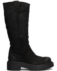 Ash - Detroit Suede Knee-High Boots - Lyst