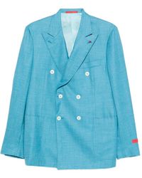 Isaia - Jackets Blue - Lyst