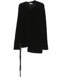 Yohji Yamamoto - Asymmetric Cardigan - Lyst