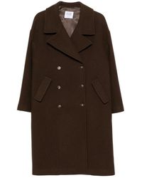 LE SULLY STUDIO - Double-Breasted Notched-Lapel Coat - Lyst