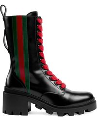 gucci mid calf boots
