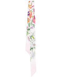 Gucci - Floral-Pattern Scarf - Lyst