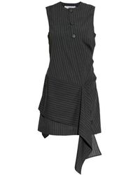 IRO - Klea Pinstripe Layered Mini Dress - Lyst