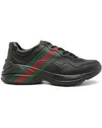 Gucci - Rhyton Web-Stripe Sneakers - Lyst