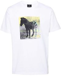 PS by Paul Smith - Motif-Print Organic Cotton T-Shirt - Lyst
