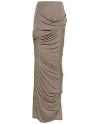 Entire studios - Dia Draped-Design Maxi Skirt - Lyst