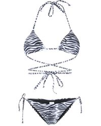MATINEÉ - Kate Strappy Zebra-Print Bikini - Lyst