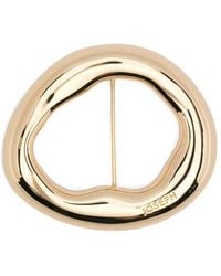 JOSEPH - Bean Logo-Detail Brooch - Lyst