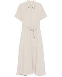 Antonelli - Short-Sleeve Midi Dress - Lyst