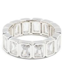 Hatton Labs - Crystal-Embellished Eternity Ring - Lyst
