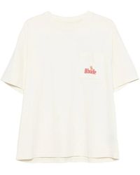 R H U D E © - American Spirit Logo-Print Pocket T-Shirt - Lyst