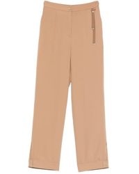 Herno - Neutrals Trousers - Lyst