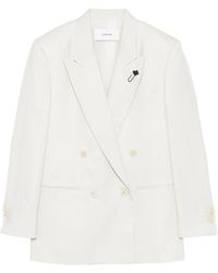Lardini - Double-Breasted Jacket - Lyst