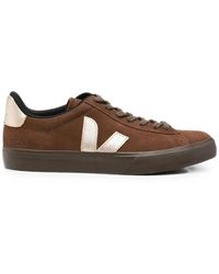 Veja - Campo Suede Walnut Platine Eagle Sneakers - Lyst
