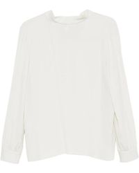 Giorgio Armani - Neutrals Tops - Lyst