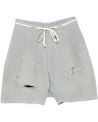 RIVINGTON roi Rebis - Corduroy Bermuda Shorts - Lyst