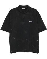 Carhartt - Paint-Splatter Logo-Embroidered Polo Shirt - Lyst